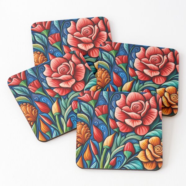 Item preview, Rose flower background with carved effect  designed and sold by hadleysheart.