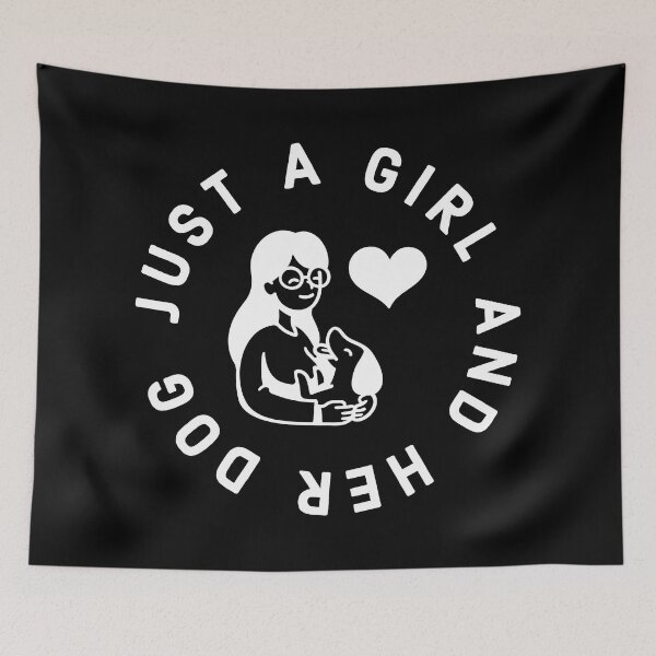 Item preview, Just A Girl And Her Dog designed and sold by Andy Hilaire.