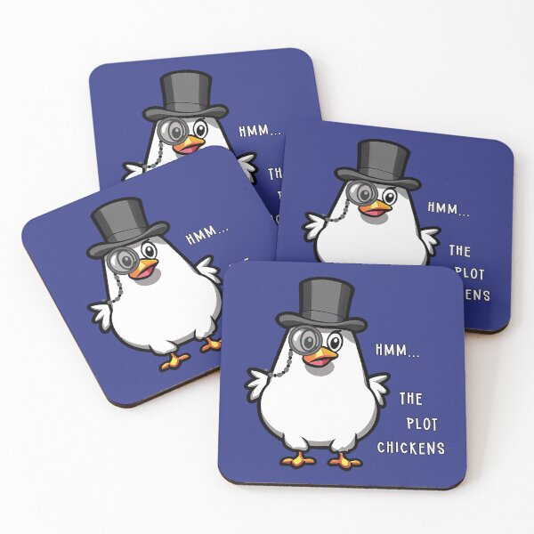 Item preview, The Plot Chickens! A very 'punny' design... Ideal for pun lovers. Funny gift. designed and sold by ArtfulOctopus.