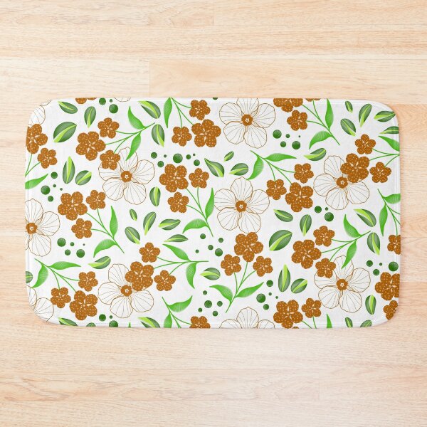 Item preview, Brown Forget-Me-Not Flower - White designed and sold by JaselviiStudio.