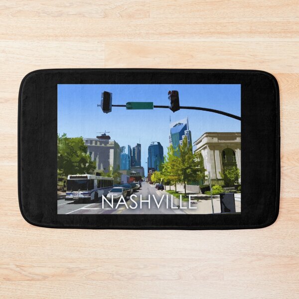 Item preview, Nashville, Tennessee, City, Skyline, USA, Travel Print designed and sold by summattodraw.
