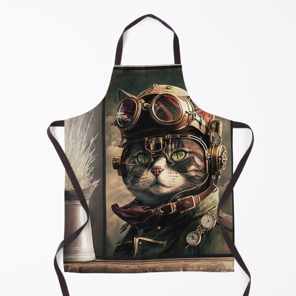 Item preview, Steampunk Cat designed and sold by InkspireWay.