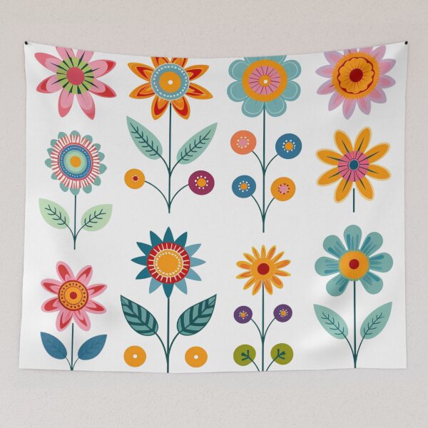 Item preview, A Retro Vintage Mod Flowers Design designed and sold by GoodOldVintage.