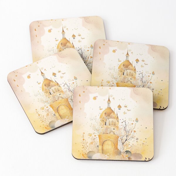 Item preview, Golden castle, inspired by the folktales designed and sold by EmeraldeaArt.