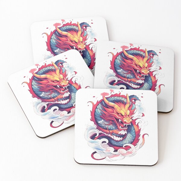 Item preview, colorful dragon tattoo design designed and sold by StrongSouls.