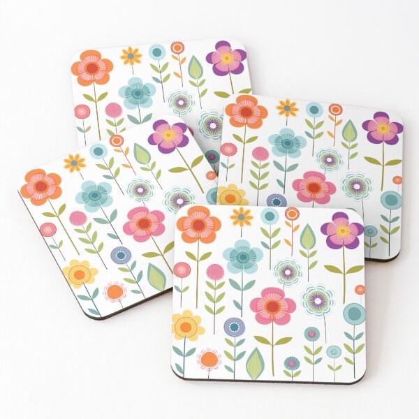 Item preview, A Retro Vintage Mod Flowers Design designed and sold by GoodOldVintage.