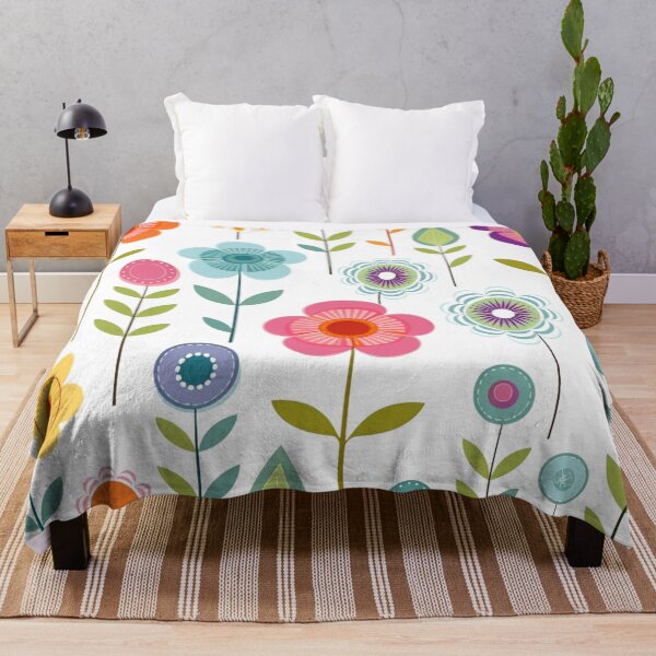 Item preview, A Retro Vintage Mod Flowers Design designed and sold by GoodOldVintage.