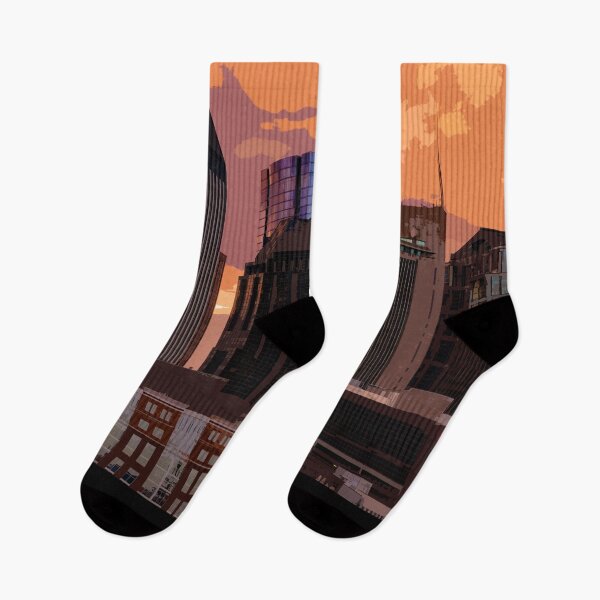 Item preview, Nashville, Tennessee, City, Skyline, Sunset, USA, Travel Print designed and sold by summattodraw.