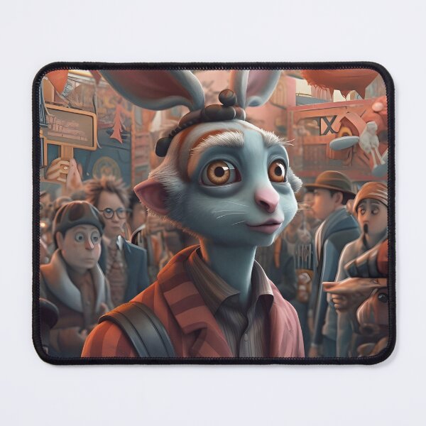 Item preview, Big City Rabbit designed and sold by Obsidian Ink by Wilshire.