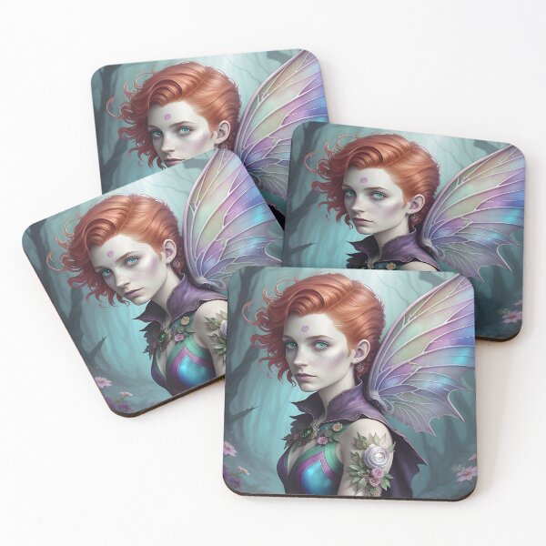 Item preview, Red Haired Seelie Faerie in the Forest designed and sold by Erika V..