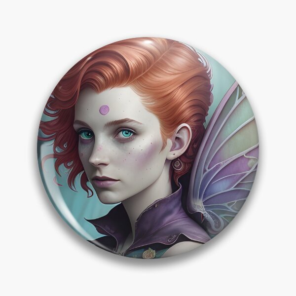 Item preview, Red Haired Seelie Faerie in the Forest designed and sold by Erika V..