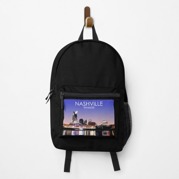 Item preview, Nashville, Tennessee, City, Skyline, Dusk, USA, Travel Print designed and sold by summattodraw.