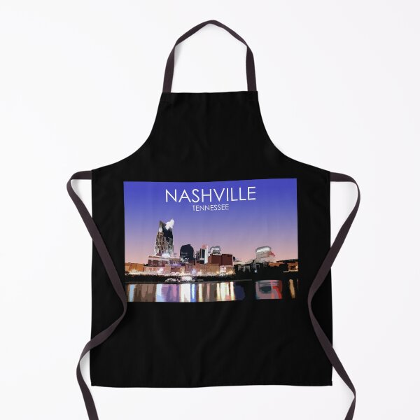 Item preview, Nashville, Tennessee, City, Skyline, Dusk, USA, Travel Print designed and sold by summattodraw.