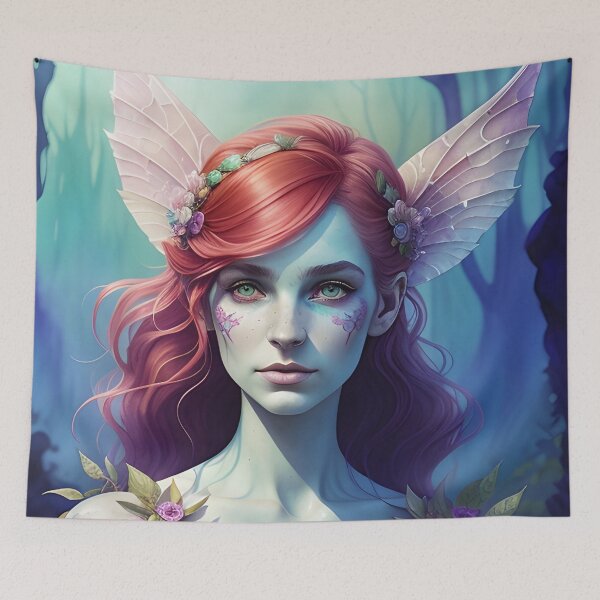 Item preview, Red Haired Seelie Faerie in the Forest designed and sold by Erika V..
