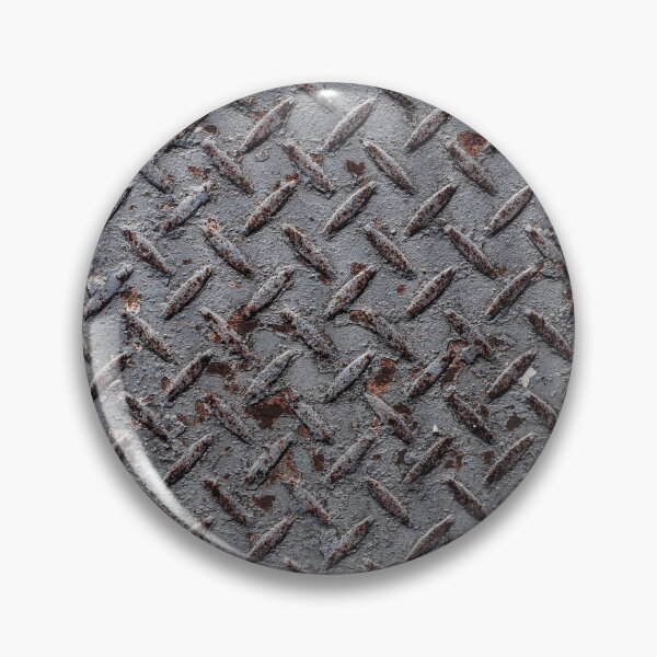 Item preview, Vintage old rusty diamond metal plate texture photography designed and sold by nachodramis.