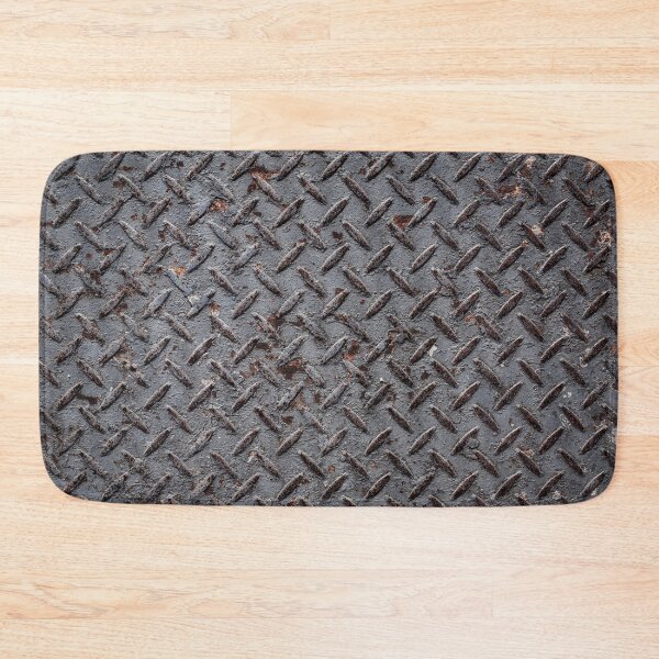 Item preview, Vintage old rusty diamond metal plate texture photography designed and sold by nachodramis.