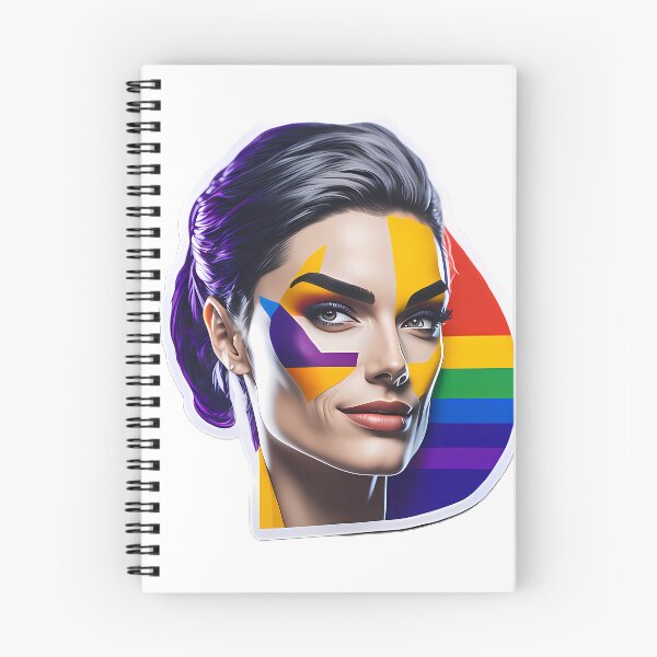 Artikelvorschau, Stolze lesbische und schwule Regenbogengesichter! Monat! LGBTQIA entworfen und verkauft von PrintDesignFlow.