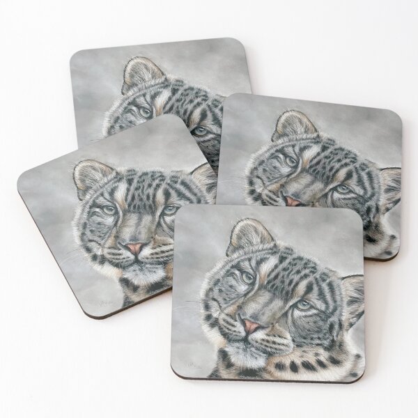 Item preview, snow leopard animal decor designed and sold by NathBros.