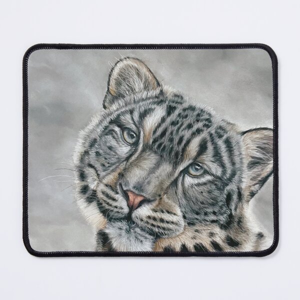 Item preview, snow leopard animal decor designed and sold by NathBros.
