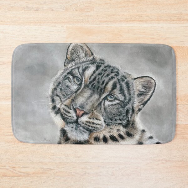 Item preview, snow leopard animal decor designed and sold by NathBros.