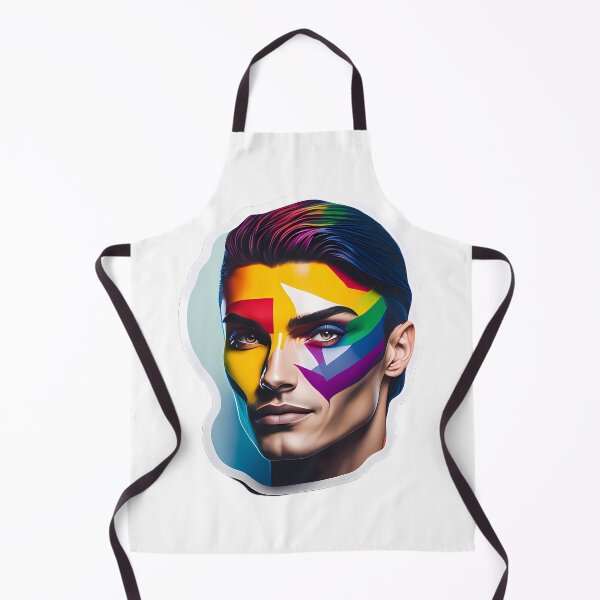 Aperçu de l'œuvre Les visages de l'arc-en-ciel Gay Pride Lesbian! Mois! LGBTQIA créée et vendue par PrintDesignFlow.