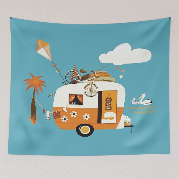 Item preview, Retro Camper designed and sold by Karin Taylor.