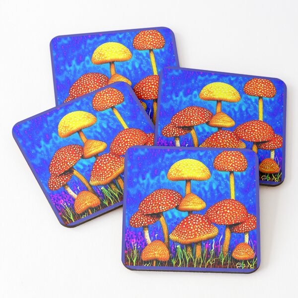 Item preview, Fantastically beautiful fly agarics. Mushrooms. designed and sold by Natalia-Vlad.