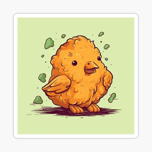 cartoon chicken nugget