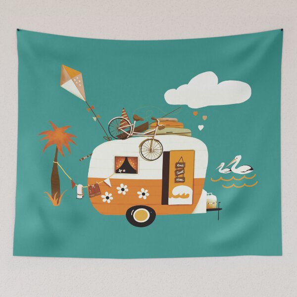 Item preview, Vintage Caravan designed and sold by Karin Taylor.