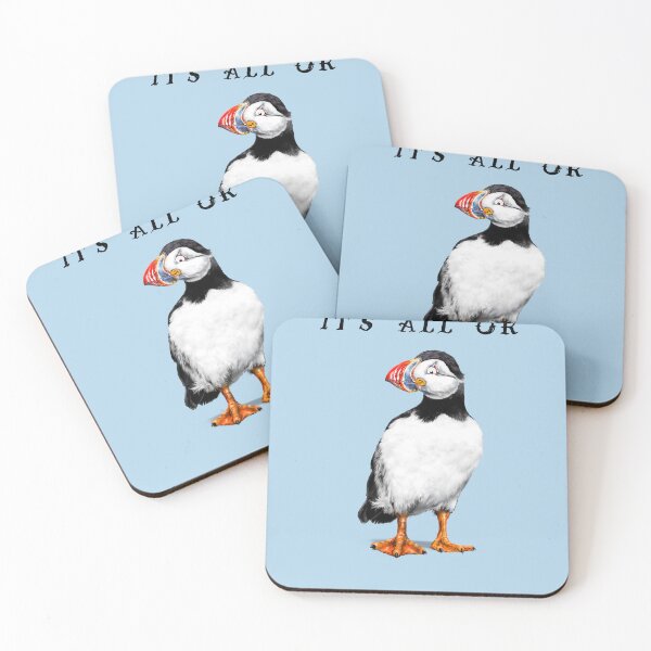 Item preview, It's All Or Puffin | B Cartoon Puffin Bird designed and sold by Snootrac.
