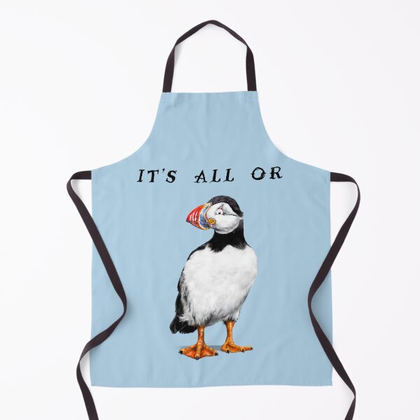 Item preview, It's All Or Puffin | B Cartoon Puffin Bird designed and sold by Snootrac.