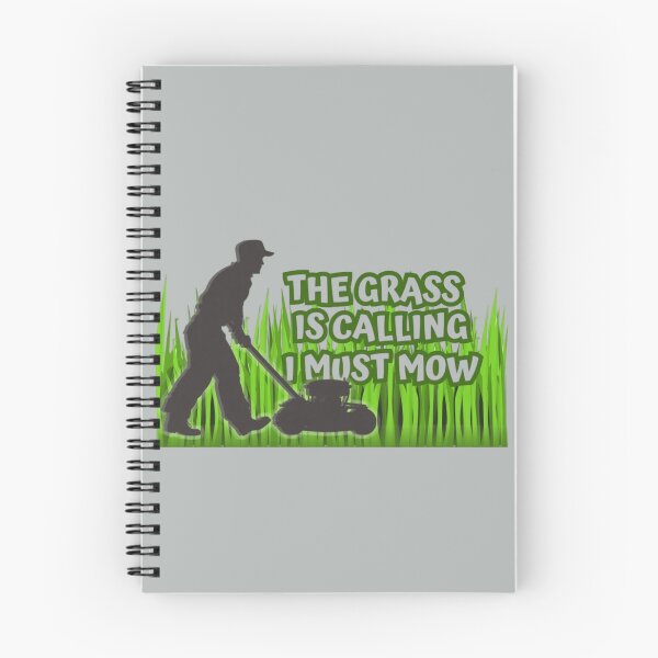 Item preview, The Grass Is Calling I Must Mow - Lawn Mower Saying designed and sold by TGAL2.