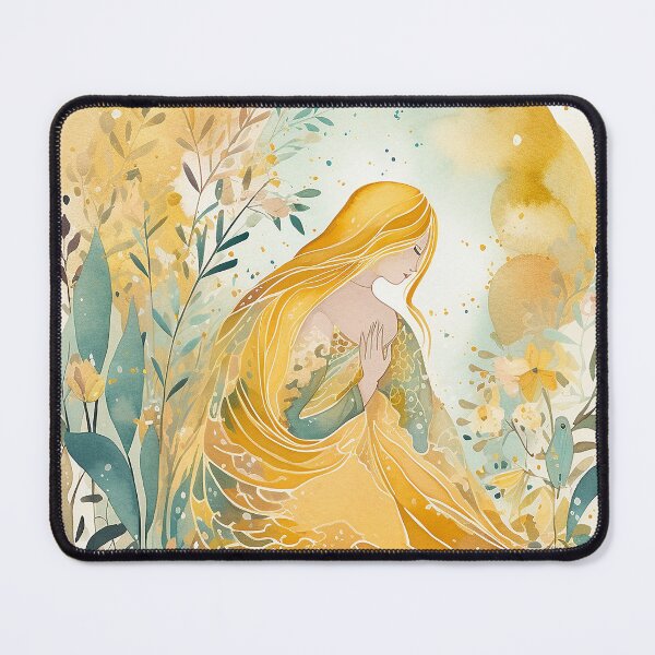 Item preview, Golden hair princess from folktales designed and sold by EmeraldeaArt.