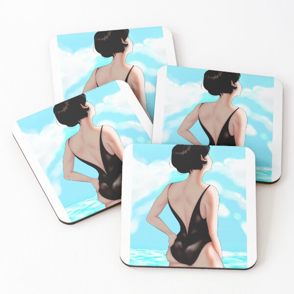 Item preview, girl watching the sea designed and sold by Albuualbuu.