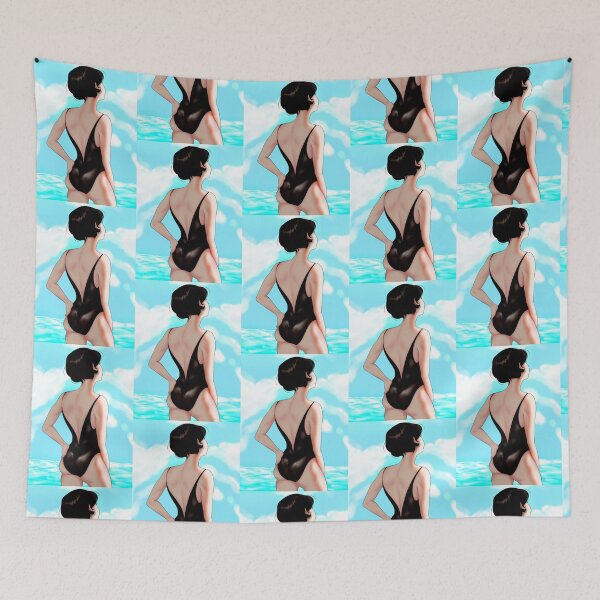 Item preview, girl watching the sea designed and sold by Albuualbuu.