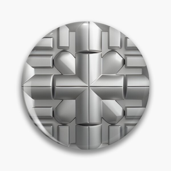 Item preview, Silver Bars With Industrial 3D Design designed and sold by MiracleROLArt.