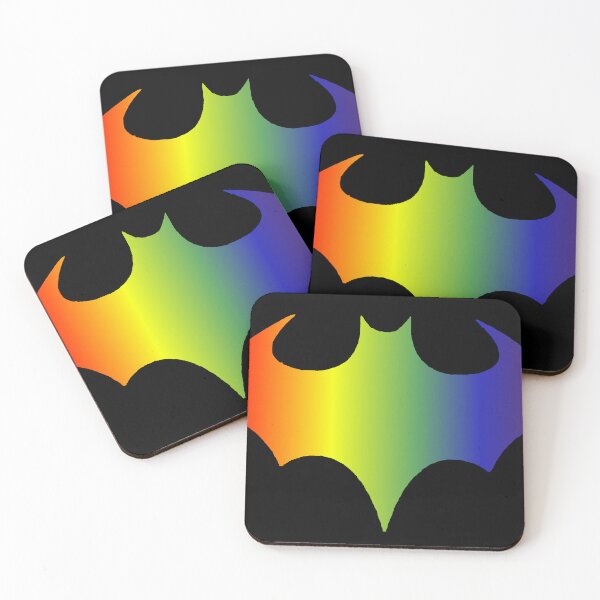 Item preview, Pride Rainbow Bat Logo designed and sold by AdriftCharacter.