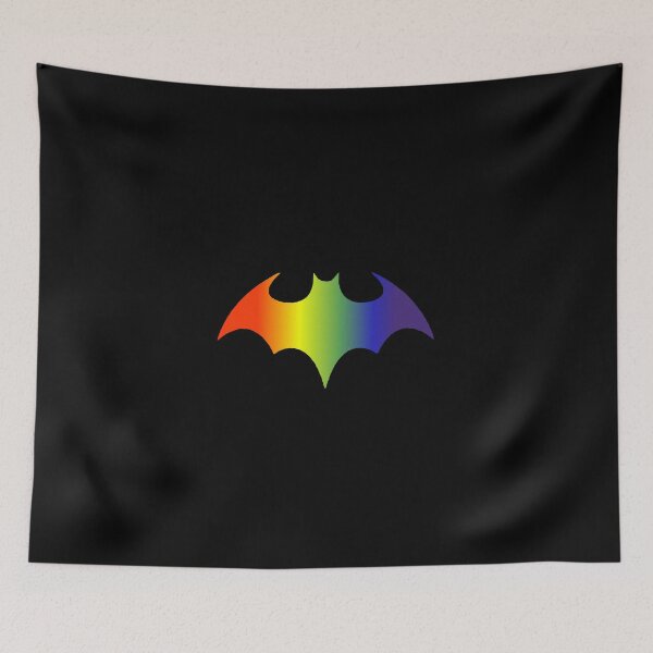 Item preview, Pride Rainbow Bat Logo designed and sold by AdriftCharacter.