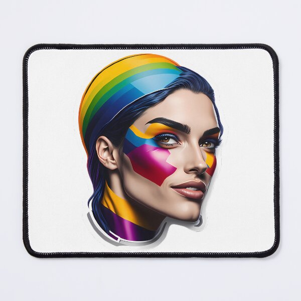Item preview, Pride Lesbian Gay rainbow faces! Month! Human designed and sold by PrintDesignFlow.