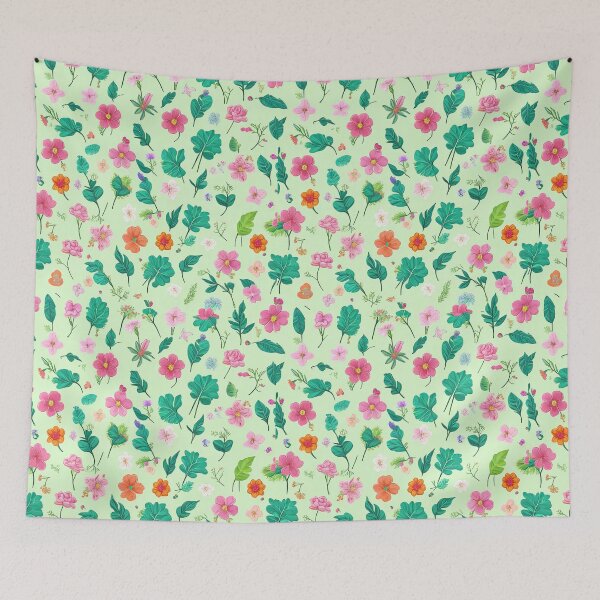 Item preview, Vintage Floral Pattern in Watercolor Style designed and sold by EBESIGN.