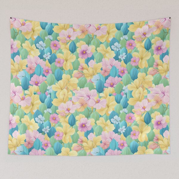 Item preview, Vintage Floral Pattern in Watercolor Style designed and sold by EBESIGN.