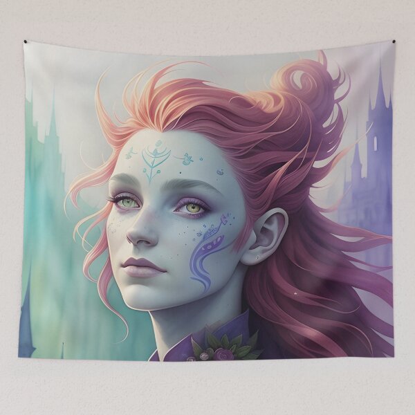 Item preview, Red Haired Seelie Faerie in the Forest designed and sold by Erika V..