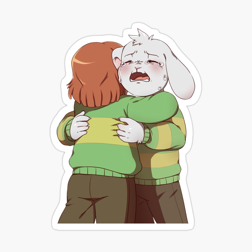 Chara Comforting Sad Asriel!