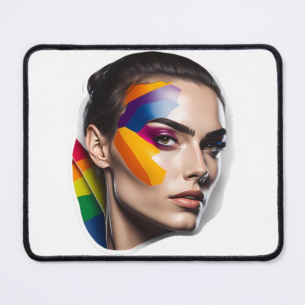 Item preview, Pride Lesbian Gay rainbow faces! Month! Human designed and sold by PrintDesignFlow.