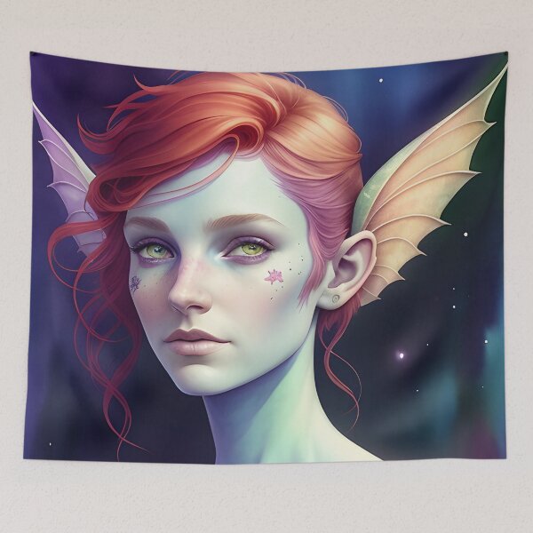 Item preview, Red Haired Seelie Faerie in the Forest designed and sold by Erika V..