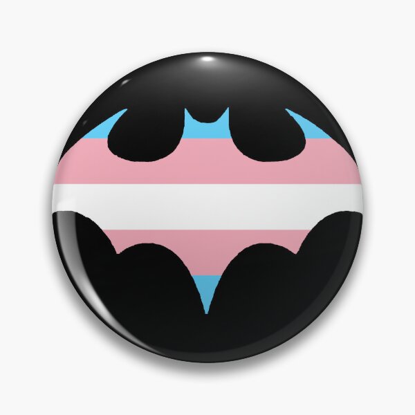 Item preview, Trans Pride Bat Logo designed and sold by AdriftCharacter.