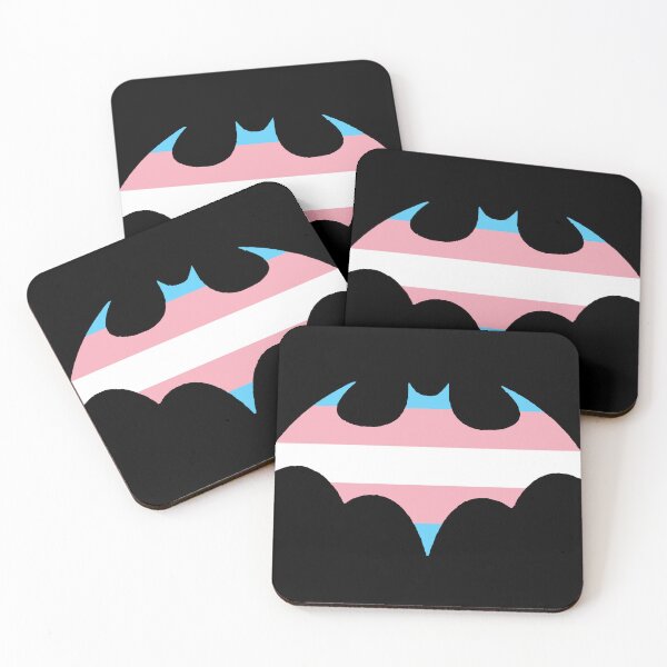 Item preview, Trans Pride Bat Logo designed and sold by AdriftCharacter.