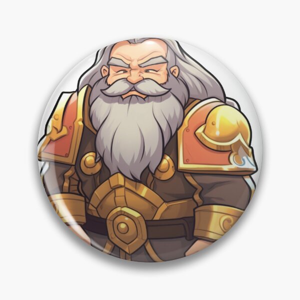 Item preview, D&D Dwarf Paladin designed and sold by TellezStickers.