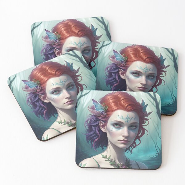 Item preview, Red Haired Seelie Faerie in the Forest designed and sold by Erika V..