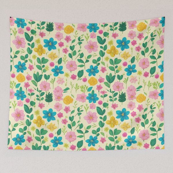 Item preview, Vintage Floral Pattern in Watercolor Style designed and sold by EBESIGN.